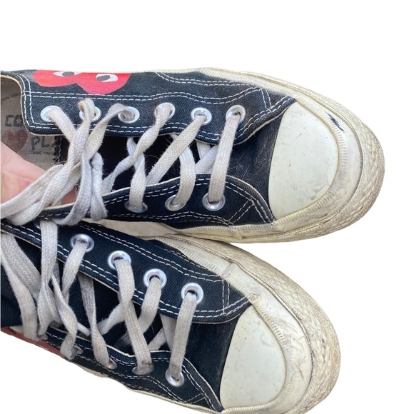 Commes Des Garçons Converse Low Sneakers Size 7 - Picture 7 of 15